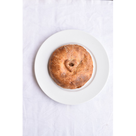 Tourte au bouchée à la reine de canard  de la Ferme Lechner en Alsace