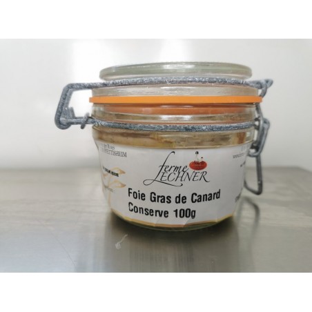 Foie gras conserve